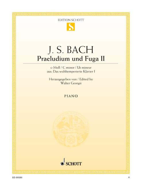 Praeludium II und Fuga II c-Moll BWV 847 Bach